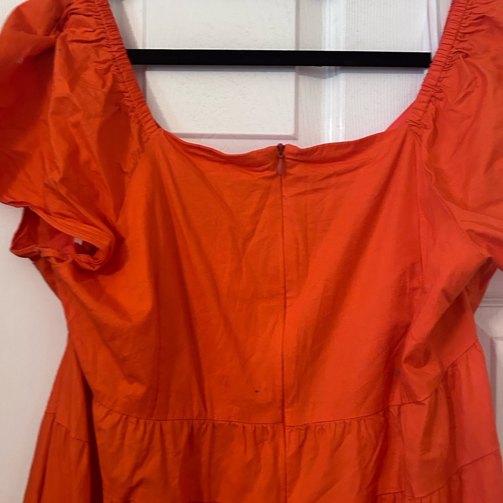 Bright Orange Dress